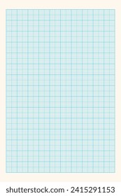 Millimeter graph paper grid. Abstract squared background. Geometric pattern for school, technical engineering line scale measurement. Lined blank for education on transparent background.