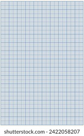Millimeter graph paper grid. Abstract squared background. Geometric pattern for school, technical engineering line scale measurement. Lined blank for education on transparent background.