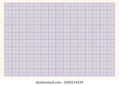Millimeter graph paper grid. Abstract squared background. Geometric pattern for school, technical engineering line scale measurement. Lined blank for education on transparent background.
