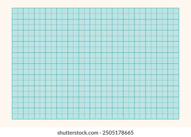 Cuadrícula de papel de gráfico milimétrico. Abstractas fondo cuadrado. Patrón geométrico para la escuela, ingeniería técnica de medición de escala de línea. Línea en blanco para la educación sobre fondo transparente.