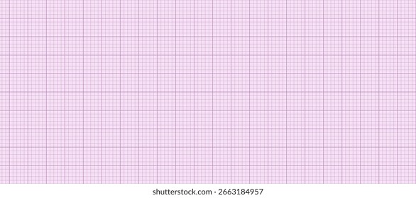 Hoja de rejilla de precisión de papel de gráfico milimétrico con cuadrados finos sobre fondo blanco. Ideal para Matemáticas, Ingeniería, Arquitectura y Dibujos Técnicos. Ilustración de Alta resolución sin fisuras. Vector