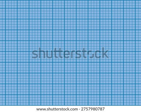 Millimeter graph paper vector background. Simple grid paper texture of notebook page illustration