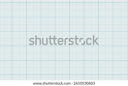 Millimeter grid graph paper. Abstract vector illustration of a paper grid with a geometric pattern. Suitable for school and technical engineering line scale measurements.
