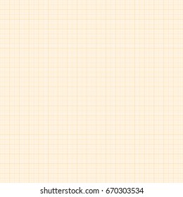 Millimeter paper seamless grid. Texture background template for engineer or student. Vector illustration