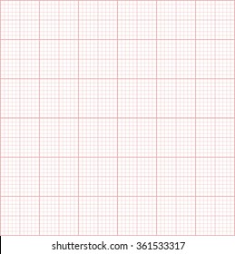 Millimeter paper, technical paper vector