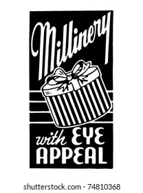 Millinery - Retro Ad Art Banner