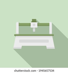 Milling machine tool icon. Flat illustration of Milling machine tool vector icon for web design