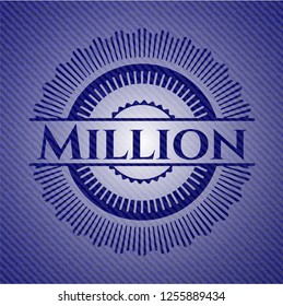 Million with jean texture