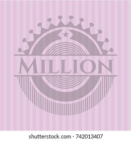 Million pink emblem