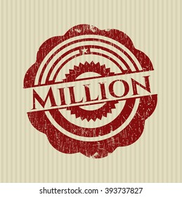 Million rubber grunge texture seal