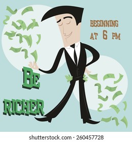 Millionaire. Funny character. poster