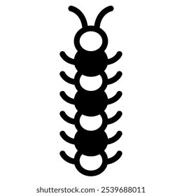 Millipede icon for web, app, infographic, etc