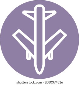 Aviones militares, ilustración, vector, sobre fondo blanco.