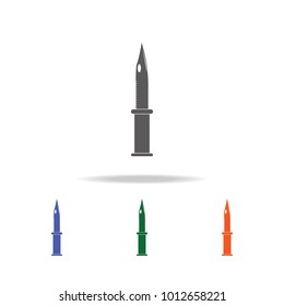 Millitary knife icon  icon . Elements of Military multi colored icons. Premium quality graphic design icon. Simple icon for websites, web design, mobile app, info graphics on white background