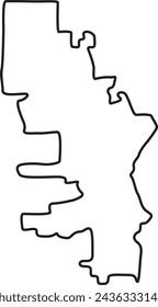 milwaukee map, milwaukee vector, milwaukee outline, milwaukee