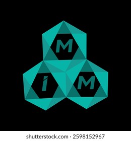MIM creative minimalist letter logo. MIM unique vector initials alphabet letter logo design
