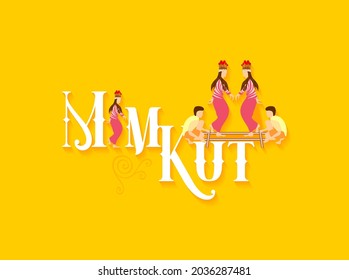 Mim Kut. El Mim Kut es un festival de Mizoram, India. Mim Kut Banner y diseño de afiches para medios sociales y medios impresos.