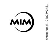 MIM Letter Logo Design, Inspiration for a Unique Identity. Modern Elegance and Creative Design. Watermark Your Success with the Striking this Logo.