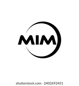 MIM Letter Logo Design, Inspiration for a Unique Identity. Modern Elegance and Creative Design. Watermark Your Success with the Striking this Logo.