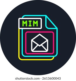 MIM Line Multi Colour Circle