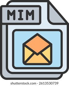 MIM Outline Filled Style Icon
