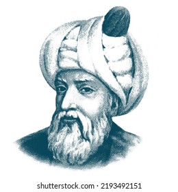 Mimar Sinan Portrait from Turkey.