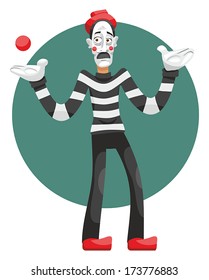 mime and ball