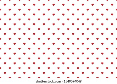 Mimiheart with whithe background, Abstract wallpaper, Illustrations with many white dots for your poster, background, products, shirt pattern, presentation, dot background, gift background or website.