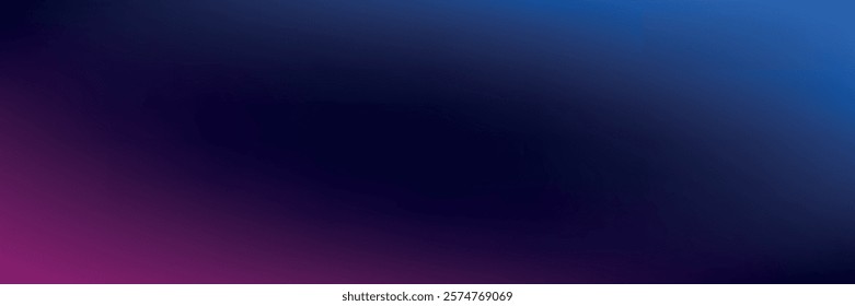 Mimimal abstract background hexagon pattern glowing light blue and purple.