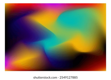 Mimimal wave  abstract colorful glowing light mesh gradient  background wallpaper template