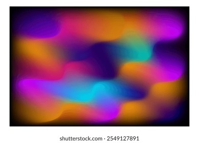 Mimimal wave  abstract colorful glowing light mesh gradient  background wallpaper template