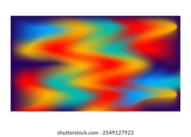 Mimimal wave  abstract colorful glowing light mesh gradient  background wallpaper template