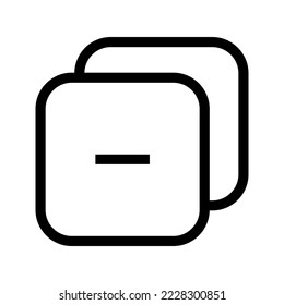Min Icon Vector Symbol Design Illustration