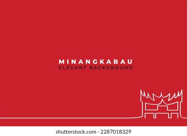 Minangkabau West Sumatera abstract background design