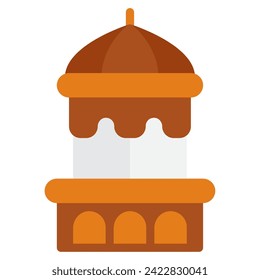 Minaret Icon Ramadan, for infographic, web, app, etc