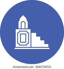 Minbar vector icon. Can be used for printing, mobile and web applications.