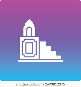Minbar vector icon. Can be used for printing, mobile and web applications.