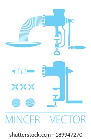 Mincer icon on white background.