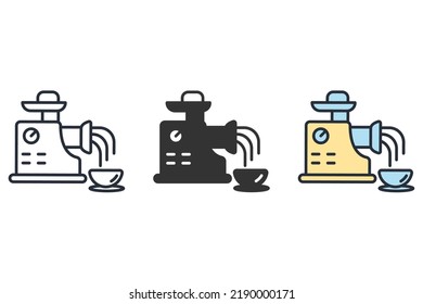 mincer icons  symbol vector elements for infographic web