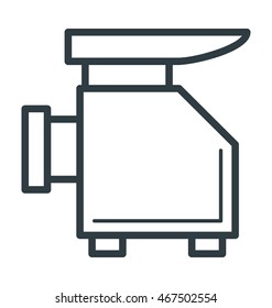 Mincer Machine Vector Icon