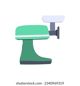 mincer meat grinder cartoon. food kitchen, electric machine, metal cooking mincer meat grinder sign. isolated symbol vector illustration
