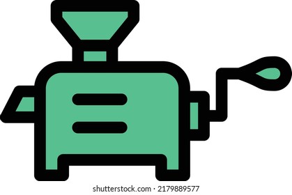 mincing Vector illustration on a transparent background.Premium quality symmbols.Stroke vector icon for concept and graphic design.