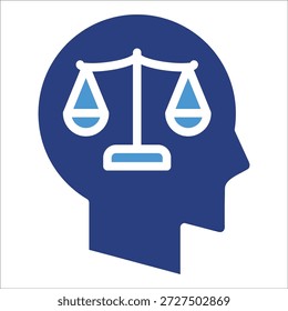 Elemento de icono de equilibrio mental para el diseño