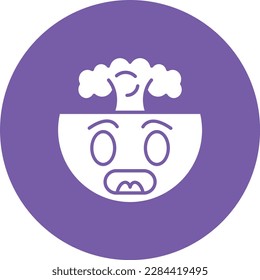 Mind Blown vector icon. Can be used for printing, mobile and web applications.