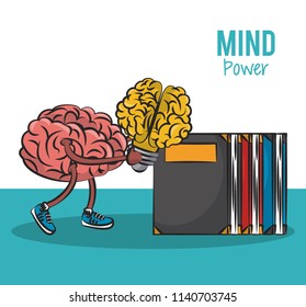 Mind and brain power concept