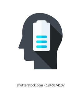 Mind Charge icon. Mind Charge design concept from Productivity collection.