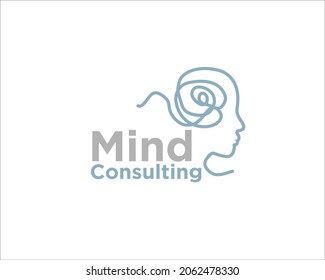 mind consulting psychology logo designs for medical service logo