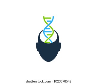 Mind Dna Icon Logo Design Element