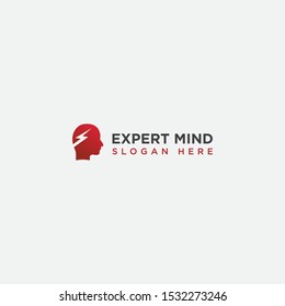 mind energy logo template icon vector