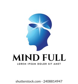 Mind Full Head Idea Design Vector